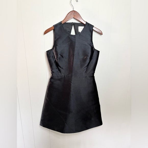 Kate Spade black peek a boo fancy meeting you sleeveless a line dress 4 - Picture 1 of 5